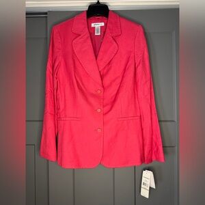 Jones & Co linen-rayon blend blazer NWT